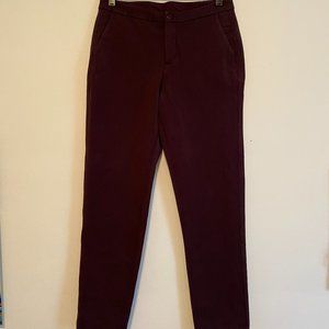 Lululemon Plum Sleek 5 Pocket 7/8 Pant (Size 6)